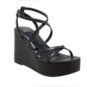 🖤Wild Fable Ronnie Strappy Platform Casual Wedge Heel Women Various Sz NWT Black